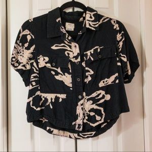 RVCA Aloha Shirt Cropped